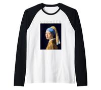 Johannes Vermeer - para Artistas - Niña con un Pendiente de Perla Camiseta Manga Raglan