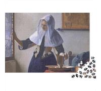 Johannes Vermeer Puzzles para Adultos, Rompecabezas Pinturaarte De Madera De 1000 Piezas, Rompecabezas Museo De Madera, Obra De Arte De Juego De, Cuadros Famosos del Mundo Decoración del Hogar