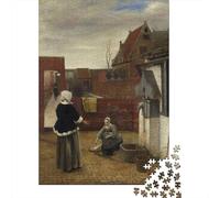 Johannes Vermeer Rompecabezas 1000 Piezas, Rompecabezas Cuadros Famosos del Mundo De Madera, Imposible Puzzle Museo, Juguetes Adolescente, Obra De Arte De Juego De Puzzles para Adultos