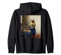 Johannes Vermeer The Milkmaid Sudadera con Capucha
