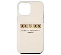 John 14:6 Jesus The Way, Truth, Life Crossword Puzzle Carcasa para iPhone 12 Pro MAX