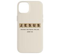 John 14:6 Jesus The Way, Truth, Life Crossword Puzzle Carcasa para iPhone 14 Plus