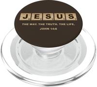 John 14:6 Jesus The Way, Truth, Life Crossword Puzzle PopSockets PopGrip para MagSafe