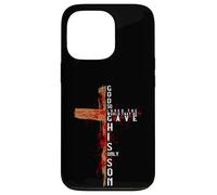 John 3-16 God so Loved The World That he Gave His Only Son. Carcasa para iPhone 13 Pro