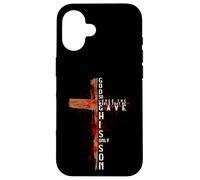 John 3-16 God so Loved The World That he Gave His Only Son. Carcasa para iPhone 16