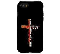 John 3-16 God so Loved The World That he Gave His Only Son. Carcasa para iPhone SE (2020) / 7/8