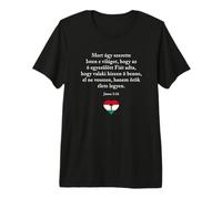 John 3:16 Hungarian Magyar Bible Verse Christian Evangelism Camiseta Premium