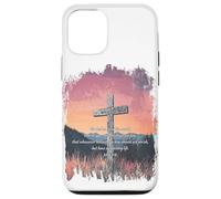 John 3:16 KJV Resurrection Sunday Cross of Jesus Grunge Carcasa para iPhone 12/12 Pro