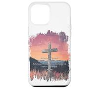 John 3:16 KJV Resurrection Sunday Cross of Jesus Grunge Carcasa para iPhone 12 Pro MAX