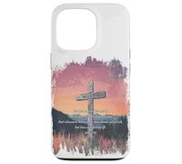 John 3:16 KJV Resurrection Sunday Cross of Jesus Grunge Carcasa para iPhone 13 Pro