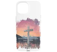 John 3:16 KJV Resurrection Sunday Cross of Jesus Grunge Carcasa para iPhone 15