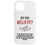John 3:36 He That Believes Not The Son Shall Not See Life Carcasa para iPhone 14 Plus