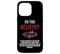 John 3:36 He That Believes Not The Son Shall Not See Life Carcasa para iPhone 14 Pro MAX