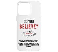 John 3:36 He That Believes Not The Son Shall Not See Life Carcasa para iPhone 15 Pro MAX