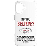 John 3:36 He That Believes Not The Son Shall Not See Life Carcasa para iPhone 16