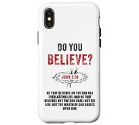 John 3:36 He That Believes Not The Son Shall Not See Life Carcasa para iPhone X/XS