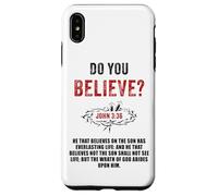 John 3:36 He That Believes Not The Son Shall Not See Life Carcasa para iPhone XS MAX