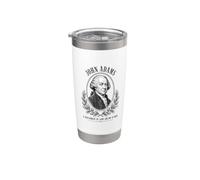 John Adams - Cita del padre fundador del gobierno de leyes Vaso térmico de acero inoxidable de doble pared