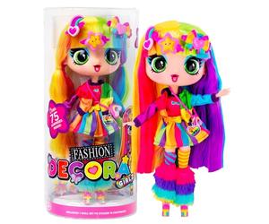 John Adams Decora Girlz - Muñeca Coleccionable de Moda Sticker 'n' Style de 11 Pulgadas - Decora | La muñeca Cuenta con más de 75 Accesorios Coloridos. | Muñecas y Accesorios | A Partir de 4 años