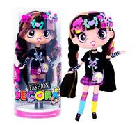 John Adams Decora Girlz | Sticker 'n' Style - Muñeca Coleccionable de Moda de 11 Pulgadas - Luna | La muñeca Cuenta con más de 75 Accesorios Coloridos. | Muñecas y Accesorios | A Partir de 4 años