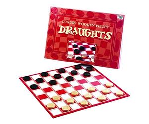 John Adams Ideal, Draughts: Traditional Board Game, Classic Board Games, For 2 Players, Ages 3+