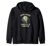 John Adams Liberty's Lawyer 1800 Padre fundador Sudadera con Capucha