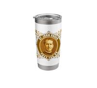 John Bosco italiano San Salesiano Don Católico Vaso térmico de acero inoxidable de doble pared