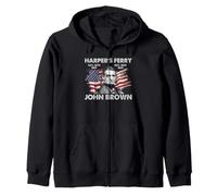 John Brown Harpers Ferry Raid 1859 Abolicionista Historia Arte Sudadera con Capucha