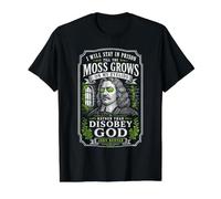 John Bunyan Christian Cita Teología reformada - Párpados de Musgo Camiseta gráfica económica, Hombre, Negro, S