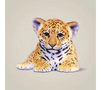 John Butler Jaguar Canvas, poliéster, 40 x 40 cm, Multicolor