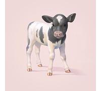 John Butler Vaca Canvas, poliéster, 40 x 40 cm, Multicolor