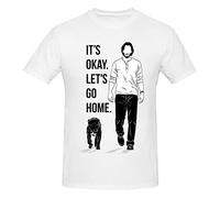 John - Camisetas Wick Informales para Hombre, Manga Corta, Cuello Redondo, Camisetas de Verano