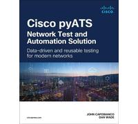 John Capobianco Cisco pyATS - Network Test and A (Tapa blanda) (Importación USA)