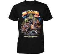 John Carpenter ' s Big Trouble in Little China T Shirt Funny Vintage tee Round Neck Unisex Tops Men's 100% Cotton Short-Sleeve T-Shirts XXL