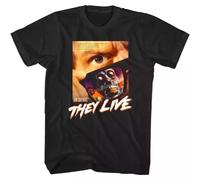 John Carpenters They Live Movie Poster Men's T Shirt Black 3XL