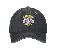 John Cena Nunca te Rindas Gorra de béisbol Unisex No Puedes verme Desgastado Gorras lavadas Gorra Exterior Verano Ajustable