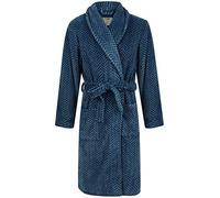 John Christian Albornoz Polar térmica Super Suave, Azul Herringbone, XL