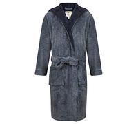 John Christian Albornoz polar térmica super suave con capucha - Azul Marino (M)