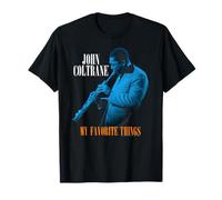 John Coltrane Mis Cosas Favoritas Azul Foto Camiseta