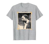 John Coltrane Un Amor Supremo Nueva Jersey 1964 Camiseta, Hombre, Gris Jaspeado, 6XL