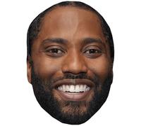 John David Washington (Braids) Big Head. Máscara más grande que la vida.