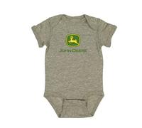 JOHN DEERE BABY Onesie - Body de manga corta con logo de poliéster oliva - verde - 6 meses