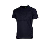 JOHN DEERE Camiseta negra para hombre, corte regular, manga corta, logotipo en relieve, tallas S, M, L, XL, 2XL, 3XL, Negro , XL