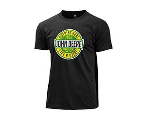 JOHN DEERE Camiseta Nothing Runs Like A Deere Negro, Negro , XXL