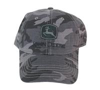 John Deere Gorra de béisbol para hombre, diseño de camuflaje, color gris, Gris, talla única