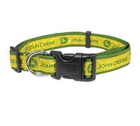 John Deere - Collar pequeño de PET para perros y gatos. Un collar de perro con licencia para la construcción, tractores, John Deere Super Fan! Camina y corre con tu perro/gato en estilo con los collares The Pets First John Deere