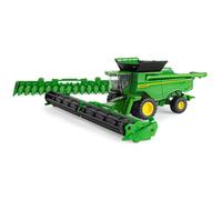 John Deere escala 1/64 X9 1000 combina cabezal drapeador HD50F y cabezal de maνz plegable C16F