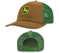 John Deere Gorra de béisbol 13083346Cbgr Gorra de béisbol Actual Gorra de Camionero Bordado Ywgr, Construcción marrón/Verde, Talla única