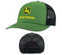 John Deere Gorra de béisbol 13083346Grbk Current Gorra de béisbol gorra de camionero con bordado Gryw verde/negro, Verde/Negro, talla única