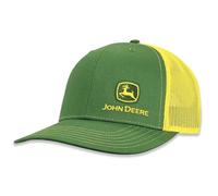 John Deere Gorra de béisbol 13083359Gr actual delantera izquierda gorra de béisbol gorra de camionero marca registrada Gryw verde/amarillo, Verde/Amarillo, talla única